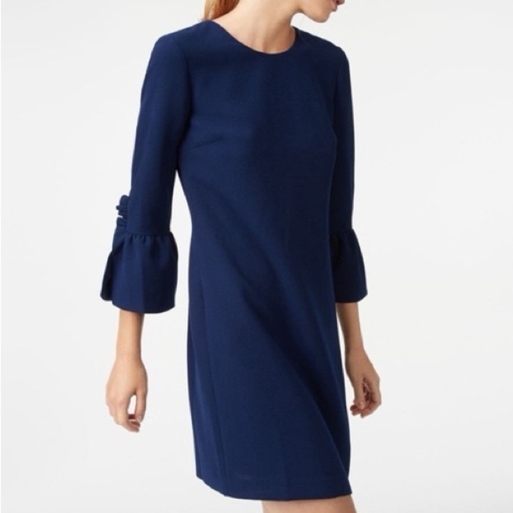 CLUB MONACO RUFFLE navy dress - Picture 7 of 7